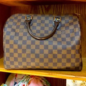 Authentic Louis Vuitton Speedy 30 Damier